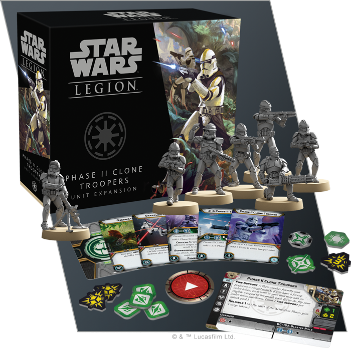 Star Wars : Legion - Phase II Clone Troopers Unit Expansion